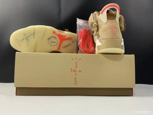 80% Off Sale British Air 6 DH0690-200 Khaki Retro Jordan Scott Travis 0605
